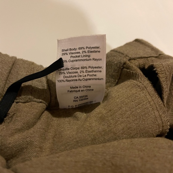 Babaton Aritzia Trousers High Rise Pants Soft XXS fits XS-S - Picture 11 of 11